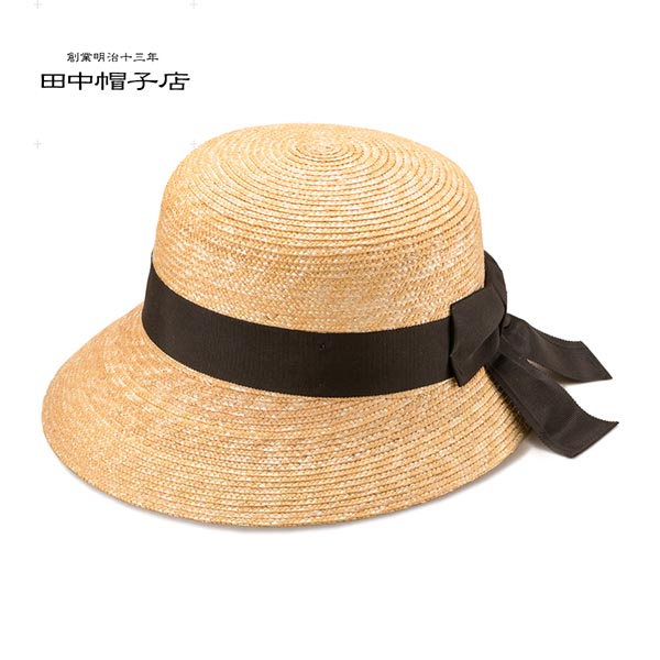 新品未使用　田中帽子店　アンヌ　女優帽　AKOMEYA　中川政七商店 田中帽子店 アンヌ 短つば女優帽 ナチュラル Anne UK-H008-NA