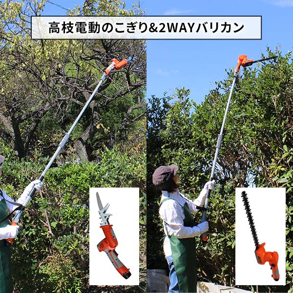 ヤードフォース 12Vコードレス4WAY 枝切りツールセット LSA30BN-JP 1台
